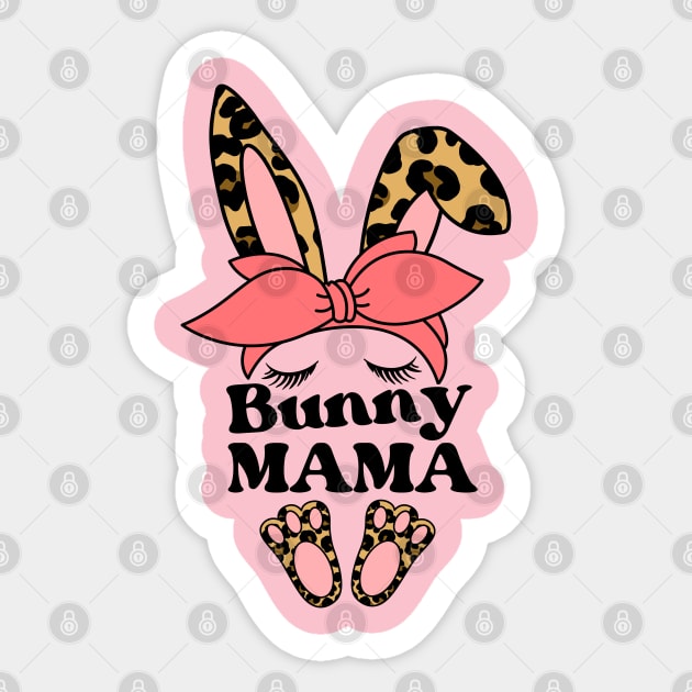 Bunny Mama Sticker by Illustradise